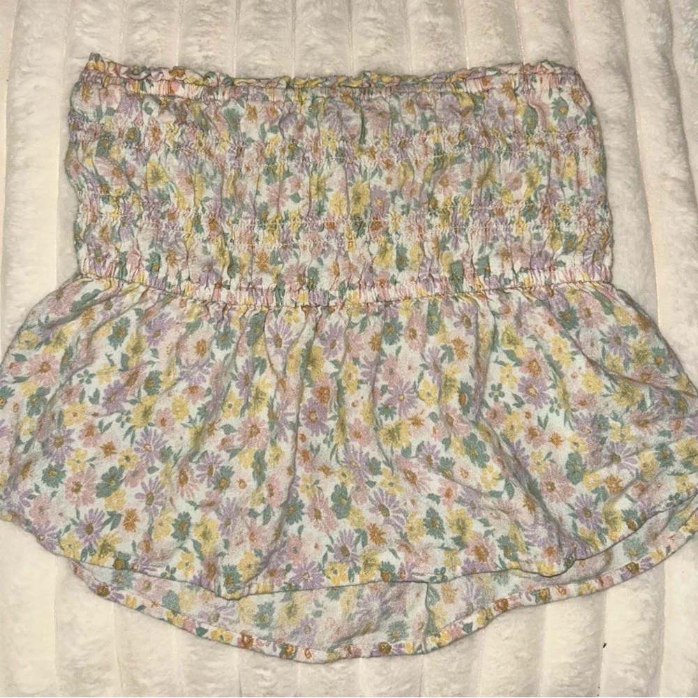American Eagle Pastel Floral Top